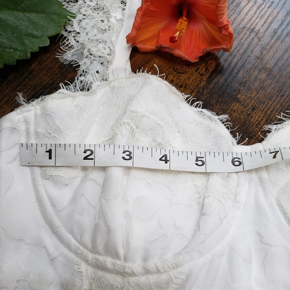 US XS Nordstrom lace overlay balconette midi hoco, wedding bustier - Picture 5 of 14